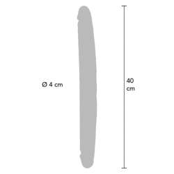 GET REAL DILDO DOBLE DONG DE SILICONA CARAMELO 40 CM