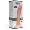 GET REAL DILDO REALISTA VIBRADOR DE SILICONA CLARO 195 CM