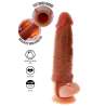 GET REAL FUNDA HYDRATED SKIN DE SILICONA PARA PENE CARAMELO 16 CM