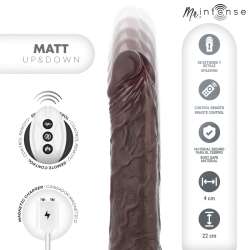 MR INTENSE MATT REALISTICO MULTIFUNCIaN CON VIBRACIaN UP AND DOWN CONTROL REMOTO 22 CM O 4 CM
