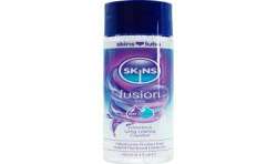 SKINS FUSION LUBRICANTE HaBRIDO BASE DE AGUA SILICONA 130 ML