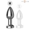 INTENSE PLUG ANAL DE METAL VIBRADOR CON LUCES LED Y CONTROL REMOTO TALLA M