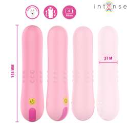 INTENSE BARBARA VIBRADOR CON PERLAS GIRATORIAS