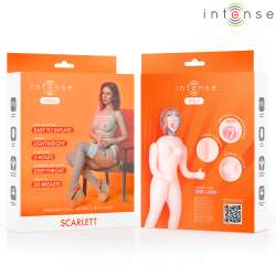 INTENSE DOLLS SCARLETT MUaECA HINCHABLE CON TRES ORIFICIOS