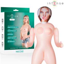 INTENSE DOLLS NICOLE MUaECA HINCHABLE CON TRES ORIFICIOS