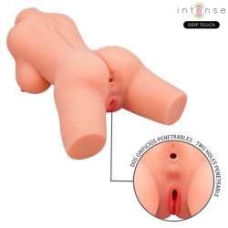 INTENSE DEEP TOUCH JESSE TORSO MASTURBADOR MILTIPOSICION DOBLE VAGINA ANO