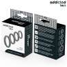 ADDICTED TOYS SET ANILLOS PENE TEXTURIZADOS 4 TAMAaOS