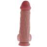 GET REAL PENE REALaSTICO DELUXE CON TESTaCULOS EXTRA GRUESO 345 CM