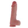 GET REAL PENE REALaSTICO DELUXE CON TESTaCULOS EXTRA GRUESO 345 CM
