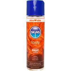 SKINS TASTY LUBRICANTE BASE DE AGUA CARAMELO SALADO 130 ML