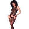CHILIROSE CR 4855 BODYSTOCKING NEGRO S M