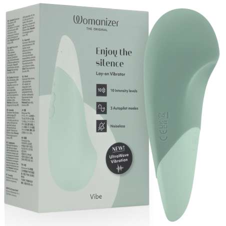 WOMANIZER VIBE VIBRADOR LAY ON SILENCIOSO VERDE CLARO