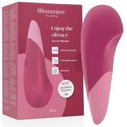 WOMANIZER VIBE VIBRADOR LAY ON SILENCIOSO ROSA OSCURO