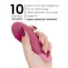 WOMANIZER VIBE VIBRADOR LAY ON SILENCIOSO ROSA OSCURO