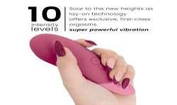 WOMANIZER VIBE VIBRADOR LAY ON SILENCIOSO ROSA OSCURO