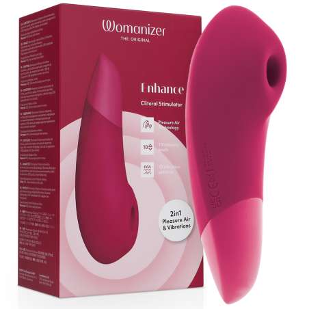 WOMANIZER ENHANCE ESTIMULADOR DE CLITORaS ROSA VIBRANTE