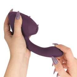 WOMANIZER DUO NEXT ESTIMULADOR VIBRADOR DUAL CLaTORIS PUNTOaG MORADO