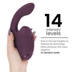 WOMANIZER DUO NEXT ESTIMULADOR VIBRADOR DUAL CLaTORIS PUNTOaG MORADO