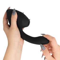 WOMANIZER DUO NEXT ESTIMULADOR VIBRADOR DUAL CLaTORIS PUNTOaG NEGRO