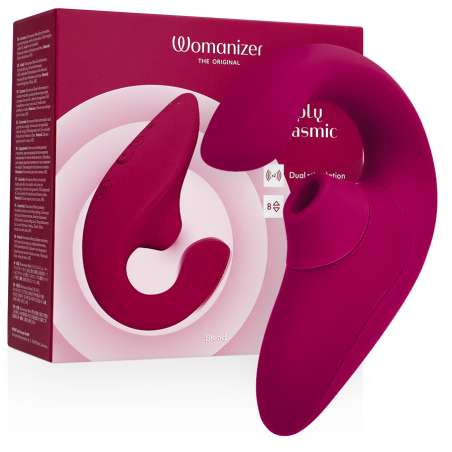WOMANIZER BLEND ESTIMULADOR VIBRADOR RABBIT FUCSIA