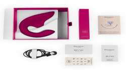 WOMANIZER BLEND ESTIMULADOR VIBRADOR RABBIT FUCSIA
