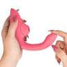 WOMANIZER BLEND ESTIMULADOR VIBRADOR RABBIT ROSA