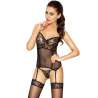 PASSION WOMAN HELLEN CORSET NEGRO TALLA L XL