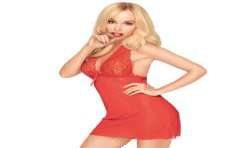 PENTHOUSE SWEET SPICY CHEMISE ROJO L XL