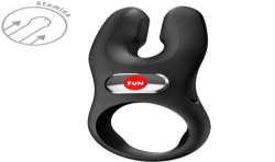 FUN FACTORY NOS PRO ANILLO VIBRADOR PENE NEGRO