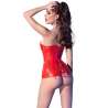 CHILIROSE CR 4491 CORSET ROJO L XL
