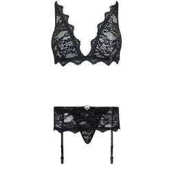LIVCO CORSETTI FASHION BELITA LC 90231 SUJETADOR PANTY LIGUERO NEGRO L XL