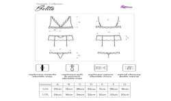 LIVCO CORSETTI FASHION BELITA LC 90231 SUJETADOR PANTY LIGUERO NEGRO L XL