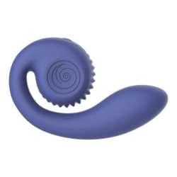 SNAIL VIBE GIZI LITE VIBRADOR DUAL PUNTO G Y CLaTORIS MORADO
