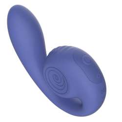 SNAIL VIBE GIZI LITE VIBRADOR DUAL PUNTO G Y CLaTORIS MORADO