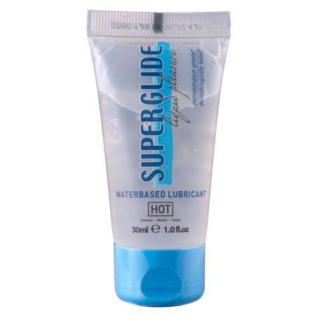 HOT SUPERGLIDE LIQUID PLEASURE LUBRICANTE BASE AGUA 30 ML