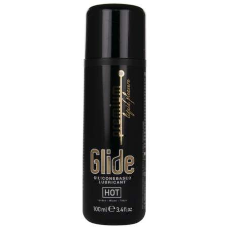 HOT PREMIUM SILICONE GLIDE LUBRICANTE BASE SILICONA 100 ML
