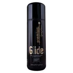 HOT PREMIUM SILICONE GLIDE LUBRICANTE BASE SILICONA 200 ML