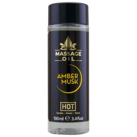 HOT ACEITE DE MASAJE AMBER MUSK 100 ML