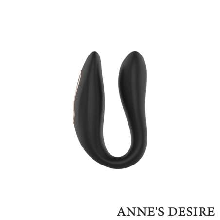 ANNE S DESIRE DUAL PLEASURE TECNOLOGiA WATCHME NEGRO GOLD