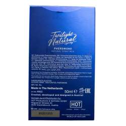 HOT TWILIGHT SPRAY NATURAL CON FEROMONAS HOMBRE 50 ML