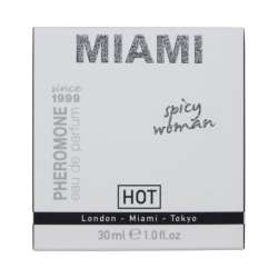 HOT PERFUME CON FEROMONAS MIAMI SPICY MUJER 30 ML