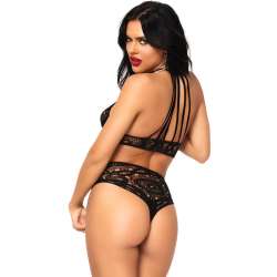 LEG AVENUE SET 2 PIEZAS TOP Y PANTIES S M