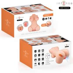 INTENSE DEEP TOUCH VERO TORSO ANO Y VAGINA CON EFECTO SUCCIaN CALOR VIBRACIaN Y VOZ CON CONTROL REMOTO 55 KG