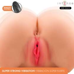 INTENSE DEEP TOUCH NICOLE MASTURBADOR ANO Y VAGINA CON EFECTO SUCCIaN CALOR VIBRACIaN Y VOZ CON CONTROL REMOTO 53 KG