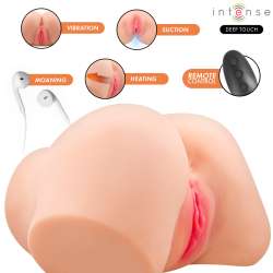 INTENSE DEEP TOUCH NICOLE MASTURBADOR ANO Y VAGINA CON EFECTO SUCCIaN CALOR VIBRACIaN Y VOZ CON CONTROL REMOTO 53 KG
