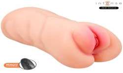 INTENSE DEEP TOUCH KRISTA MASTURBADOR ANO Y VAGINA CON EFECTO SUCCION VIBRACION Y VOZ CON CONTROL REMOTO 12KG