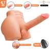 INTENSE DEEP TOUCH RICHIE TORSO CON ANO Y DILDO REALaSTICO CON EMPUJE Y VIBRACIaN CONTROL REMOTO 47 KG