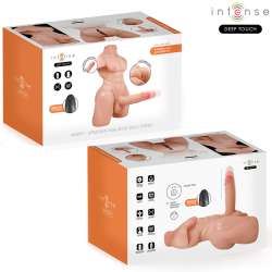 INTENSE DEEP TOUCH MARTY TORSO CON ANO Y DILDO REALaSTICO CON EMPUJE Y VIBRACIaN CONTROL REMOTO 62 KG