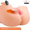 INTENSE DEEP TOUCH GINGER MASTURBADOR ANO Y VAGINA CON EFECTO SUCCIaN CALOR VIBRACIaN Y VOZ CON CONTROL REMOTO 53 KG