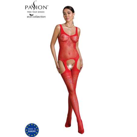 PASSION ECO COLLECTION BODYSTOCKING ECO BS008 ROJO